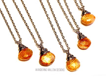 Load image into Gallery viewer, Sunstone Minimalist Necklace