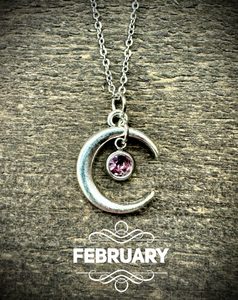 Under The Moon Birthstone Necklaces