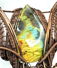 Load image into Gallery viewer, Ohtar Labradorite Collar Necklace