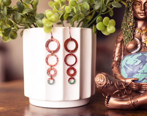 Copper Coterie Patina Earrings