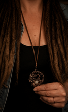 Load image into Gallery viewer, Woven Moon Pendant