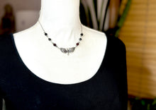 Load image into Gallery viewer, Death Moth Gemstone Necklace