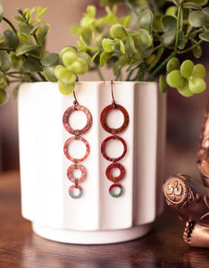 Copper Coterie Patina Earrings