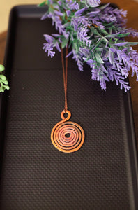 Flame Circle of Life Necklace
