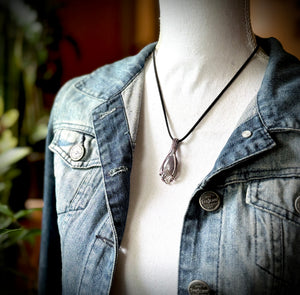 Iolite Sunstone Fay Copper Pendant Necklace