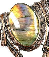 Load image into Gallery viewer, Mona Labradorite Elven Pendant Necklace