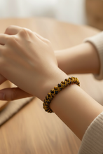 Load image into Gallery viewer, Tigers Eye Lyra Weave Bracelet