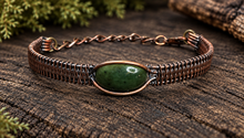 Load image into Gallery viewer, Wyoming Jade Bangle