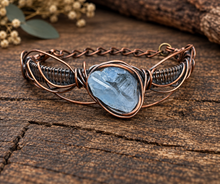 Load image into Gallery viewer, Raw Celestite Fairy Bangle