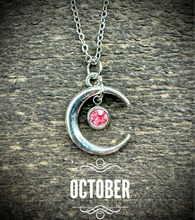 Load image into Gallery viewer, Under The Moon Birthstone Necklaces