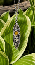 Load image into Gallery viewer, Sunflower Boho Pendant Necklace