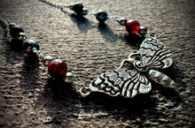 Load image into Gallery viewer, Death Moth Gemstone Necklace
