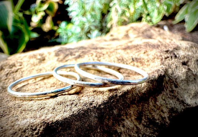925 Sterling Silver Stacking Rings