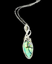 Load image into Gallery viewer, Monarch Opal-Sterling Silver-Lux Wire Wrapped Pendant Neclace