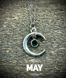 Under The Moon Birthstone Necklaces