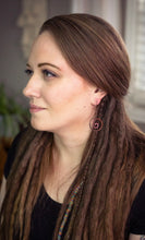 Load image into Gallery viewer, Flamed Spiral Earrings