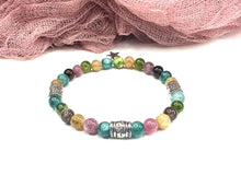 Load image into Gallery viewer, Colorful Tourmaline Star Bracelet