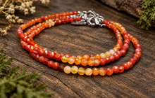 Load image into Gallery viewer, Falls Sunrise Carnelian Agate Bracelet