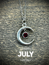 Load image into Gallery viewer, Under The Moon Birthstone Necklaces