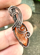 Load image into Gallery viewer, Sunstone Hannah Copper Wire Wrapped Pendant