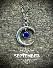 Load image into Gallery viewer, Under The Moon Birthstone Necklaces