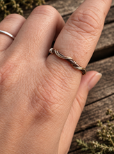 Load image into Gallery viewer, Gold &amp; Copper Intertwine Stacking Ring