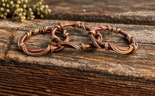 Load image into Gallery viewer, Gold &amp; Copper Intertwine Stacking Ring