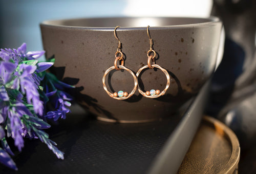 Copper Opal Coterie Earrings