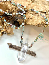 Load image into Gallery viewer, Lucky Amazonite Lyra Necklace