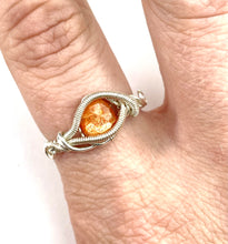 Load image into Gallery viewer, Size 8 Sunstone Eye Ring