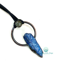 Load image into Gallery viewer, Kyanite’s Eye Lyra Necklace