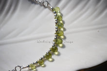 Load image into Gallery viewer, Peridot Tear Necklace