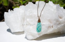 Load image into Gallery viewer, Russian Amazonite Tear Necklace