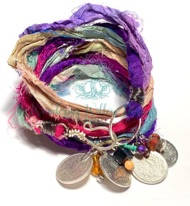Festival Collage Sari Silk Bracelet