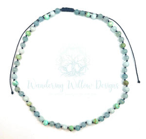 Ocean Blues Knotted Necklace