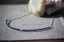 Load image into Gallery viewer, Lapis Lazuli Infinity Necklace