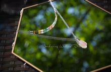 Load image into Gallery viewer, Peach Moonstone Tear Necklace