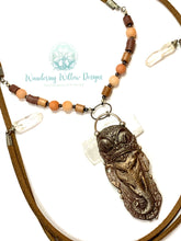 Load image into Gallery viewer, Earth Elephant Choker Dangle Necklace