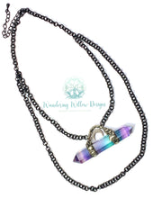 Load image into Gallery viewer, Framed Fluorite Necklace