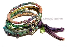 Load image into Gallery viewer, Recycled Sari Bangle SET