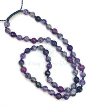 Load image into Gallery viewer, Purple Vibes Knotted Necklace