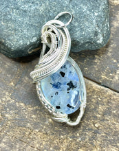 Load image into Gallery viewer, Rainbow Moonstone Wire Wrapped Pendant